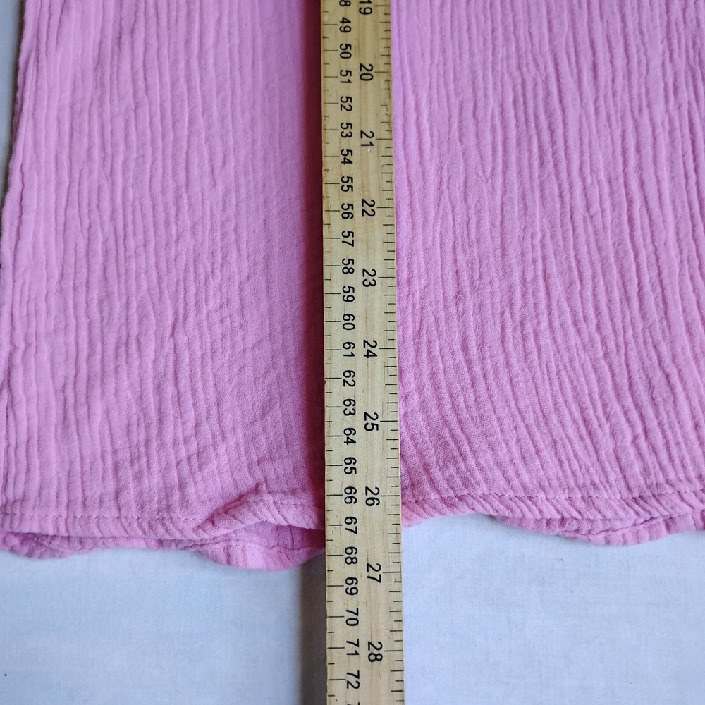 Umgee‎ Top Large Cotton Gauze Animal Print Layered Sleeve Beach Flirty Office - Picture 9 of 13